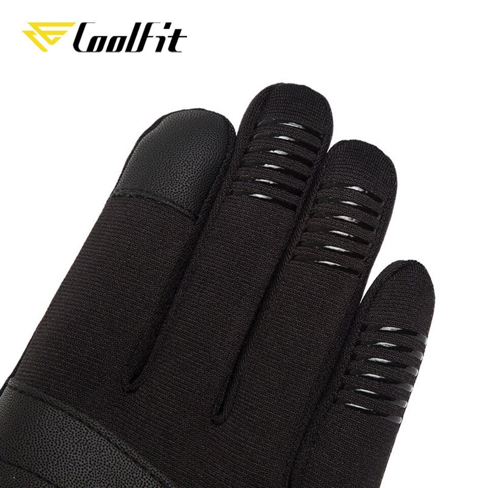 Coolfit winter fiets handschoenen fiets warm touchscreen handschoenen met lange vingers waterdicht outdoor fietsen skiën motorrijden