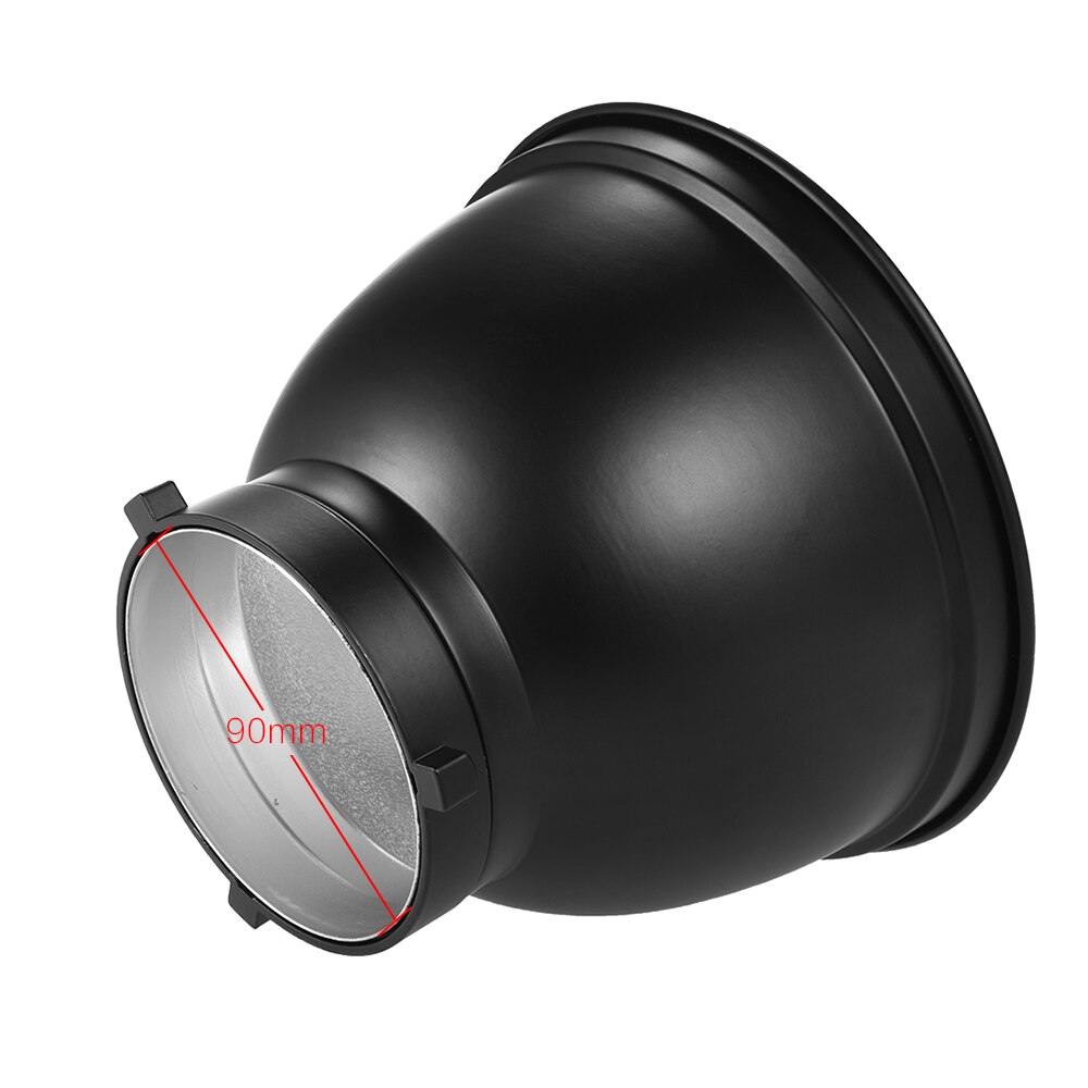 7" Standard Reflector Diffuser Lamp Shade Dish with 60 Degree Honeycomb Grid for Bowens Mount Studio Strobe Flash Speedlite