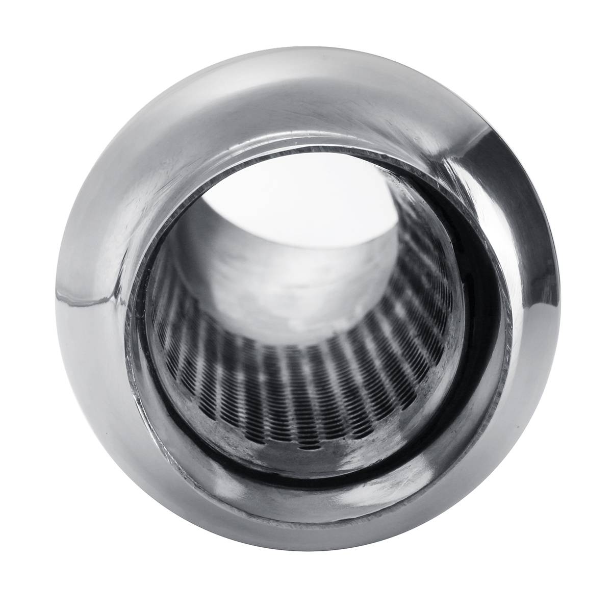 2" Car 51mm Exhaust Muffler Exhaust Tip Resonator Stainless Steel Burnt Rear Pipe Tail Tube Silencer