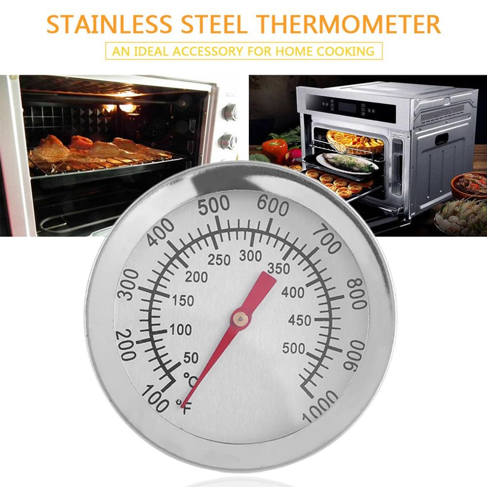 Instant Lezen Rvs Thermometer Bbq Gauge Oven Voedsel Koken Vlees Thermometer Breed Scala Bakken Tool Keuken Accessoty