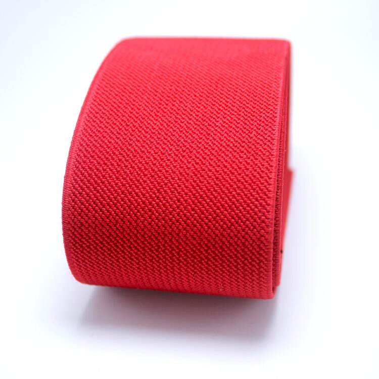5cm bredbåndsbukser nederdel bælte farve elastikbånd / twill elastisk tapelatex elastisk tape elastik: Rød