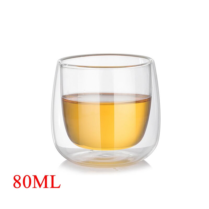 Tea Pot Set Heat Resistant Glass Tea Water Pot With Wooden Cover Coffee Tea Heating Cold Kettle Cup Tea Set: 1pc cup