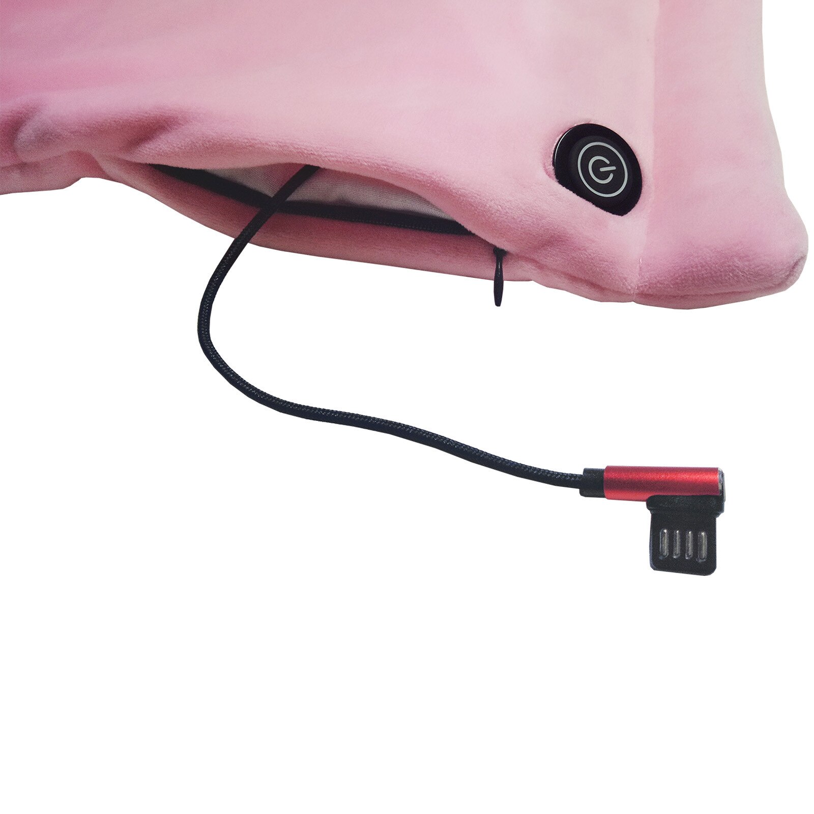 2 In 1 Usb Smart Heating Hand Warmer Heating Cushion Three-stage Temperature Knitted Soft Cozy Cover For Parents