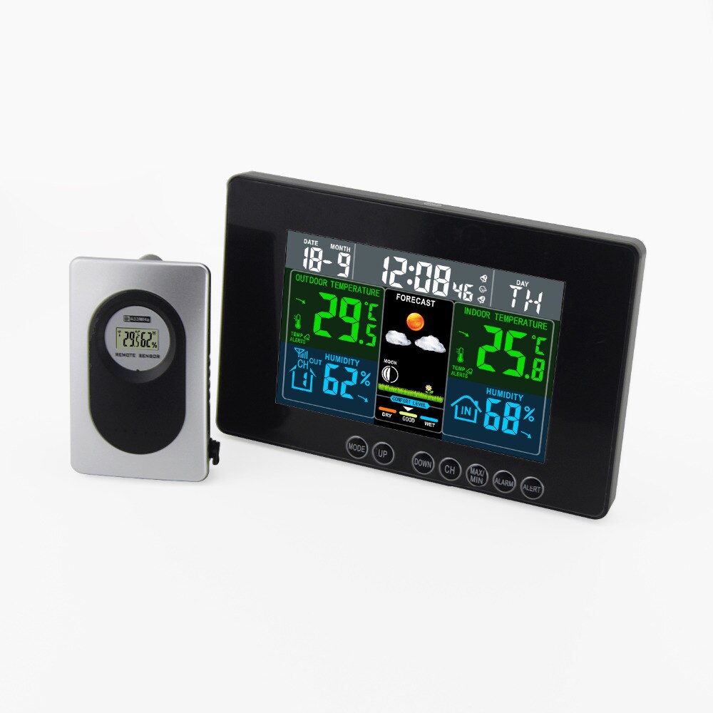 JIMEIH160G-color Remote Monitoring Kleur Weerstation Met Draadloze Afstandsbediening Sensor