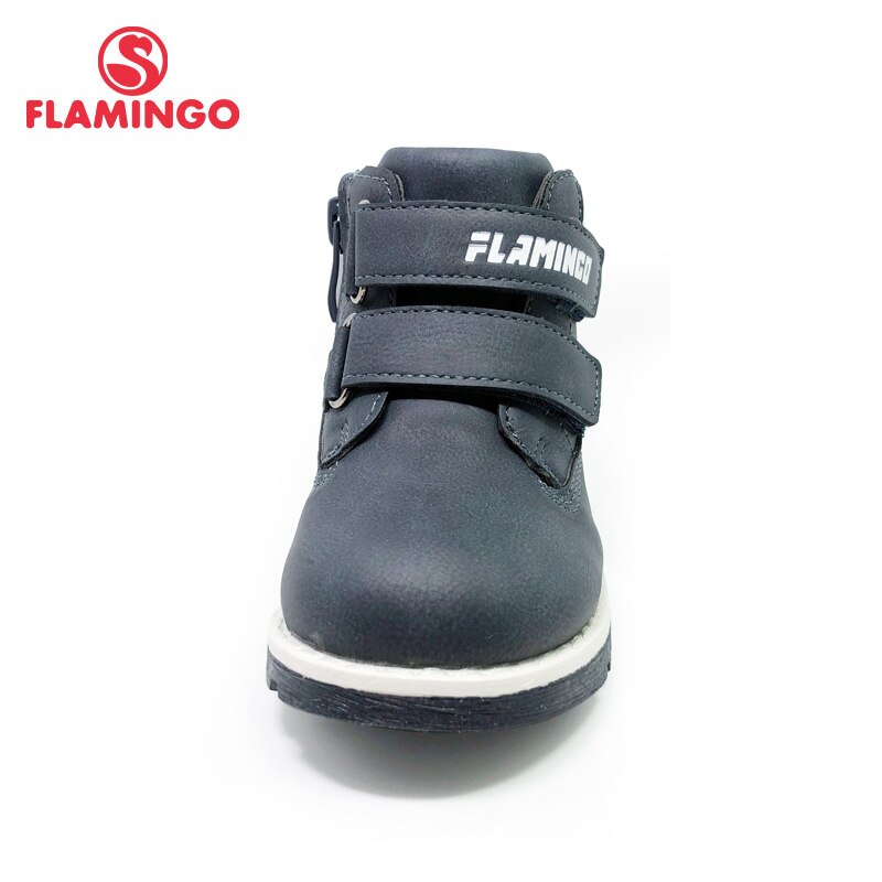 Flamenco otoño niños botas zapatos de los niños de tobillo niños zapatos con gancho y bucle para los niños pequeños 202B-Z23-2122/2123