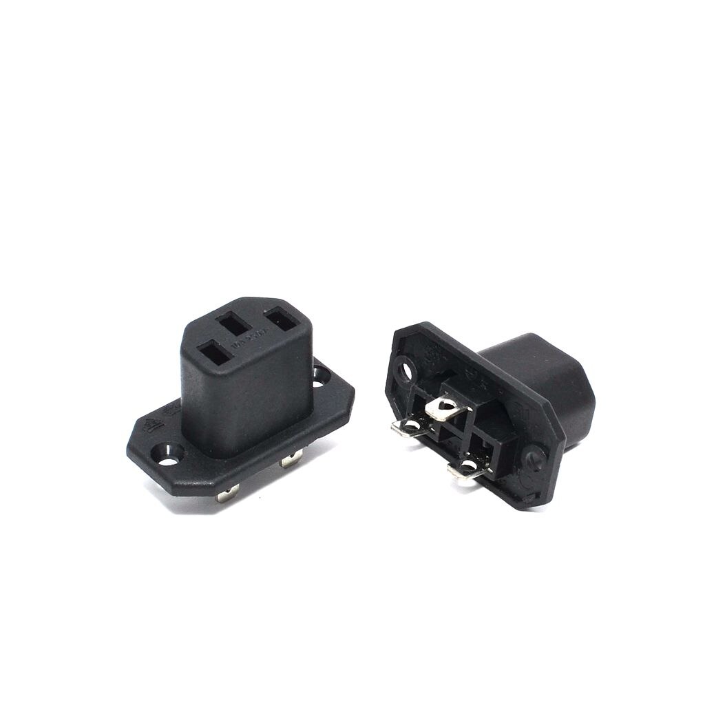 Male And Female Copper AC Plug For Battery Car 3 Pin 3 Core Charging Plug Assurance AC Outlet 250V 10A Durable