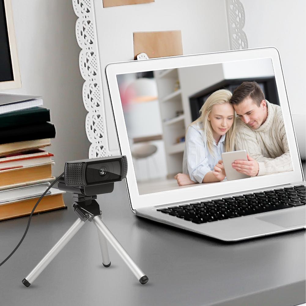 Toepassing Op Logitech C920/C920 Pro/C925e/C930e Webcam Aluminium Statief Intrekbare Webcam Beugel