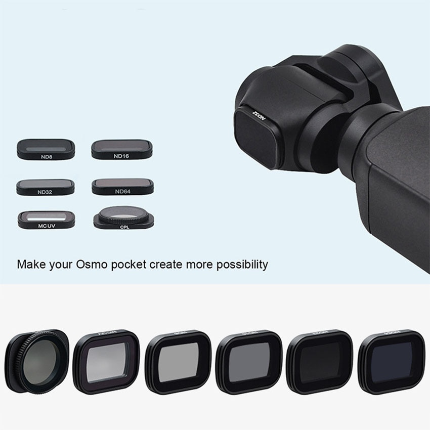 Osmo caméra de poche à cardan Osmo filtre de poche ND CPL Polar ND8 16 32 64 filtres UV pour accessoires de poche DJI Osmo