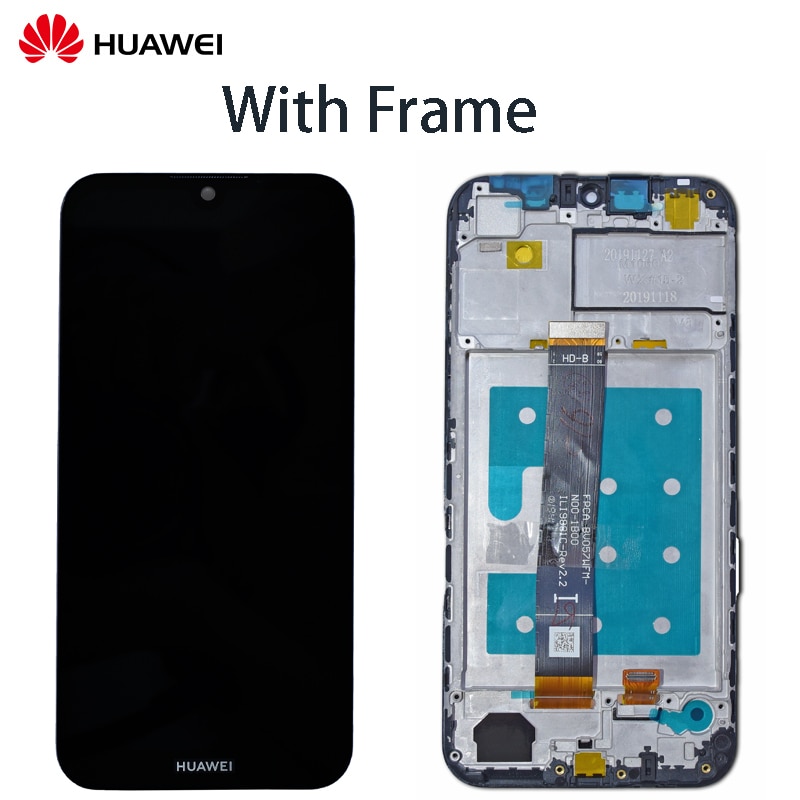 5.71 ''Originele Lcd Voor Huawei Y5 AMN-LX9 LX1 LX2 LX3 Display Touch Screen Digitizer Vergadering Met Frame Vervanging onderdelen