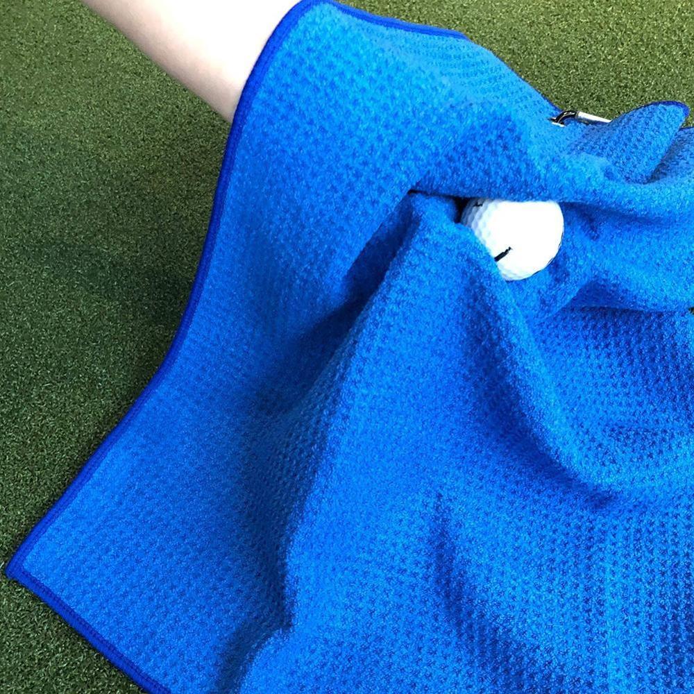 Golfhåndklæde let løbebånd udendørs sport dobbeltsidet fløjl hurtigtørrende svedhåndklæde sport vandretilbehør let rengøringsblødt
