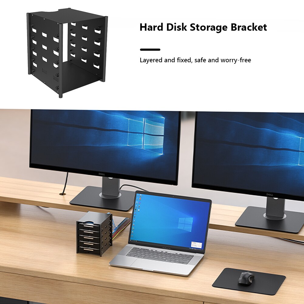 Acasis Harde Schijf Beugel Multi-Lagen Harde Schijf Plank Organizer Box Hdd Schijf Rack Desktop Storage Container Externe Harde