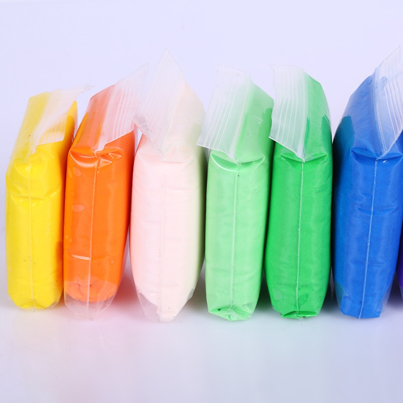 12/24/36 farvet ultralet lufttørret ler giftfri diy blødt plasticin legetøj polymer ler pædagogisk leret legetøj til børn