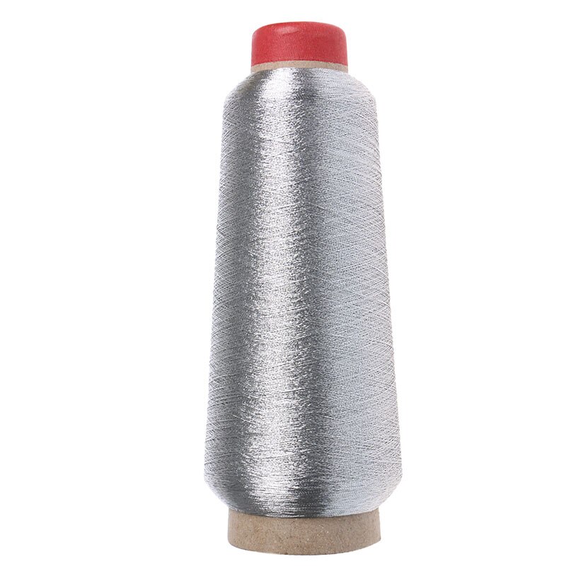 1PC Sewing Machine Cone Threads Polyester Overlocking All Purpose Golden Silver N09 21: silver