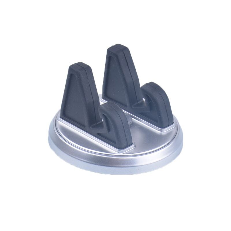 360 Degree Car Phone Holder Dashboard Sticking Mobile Phone Holder Stand Mount For Phone Desk Stand Support Bracket: Silver
