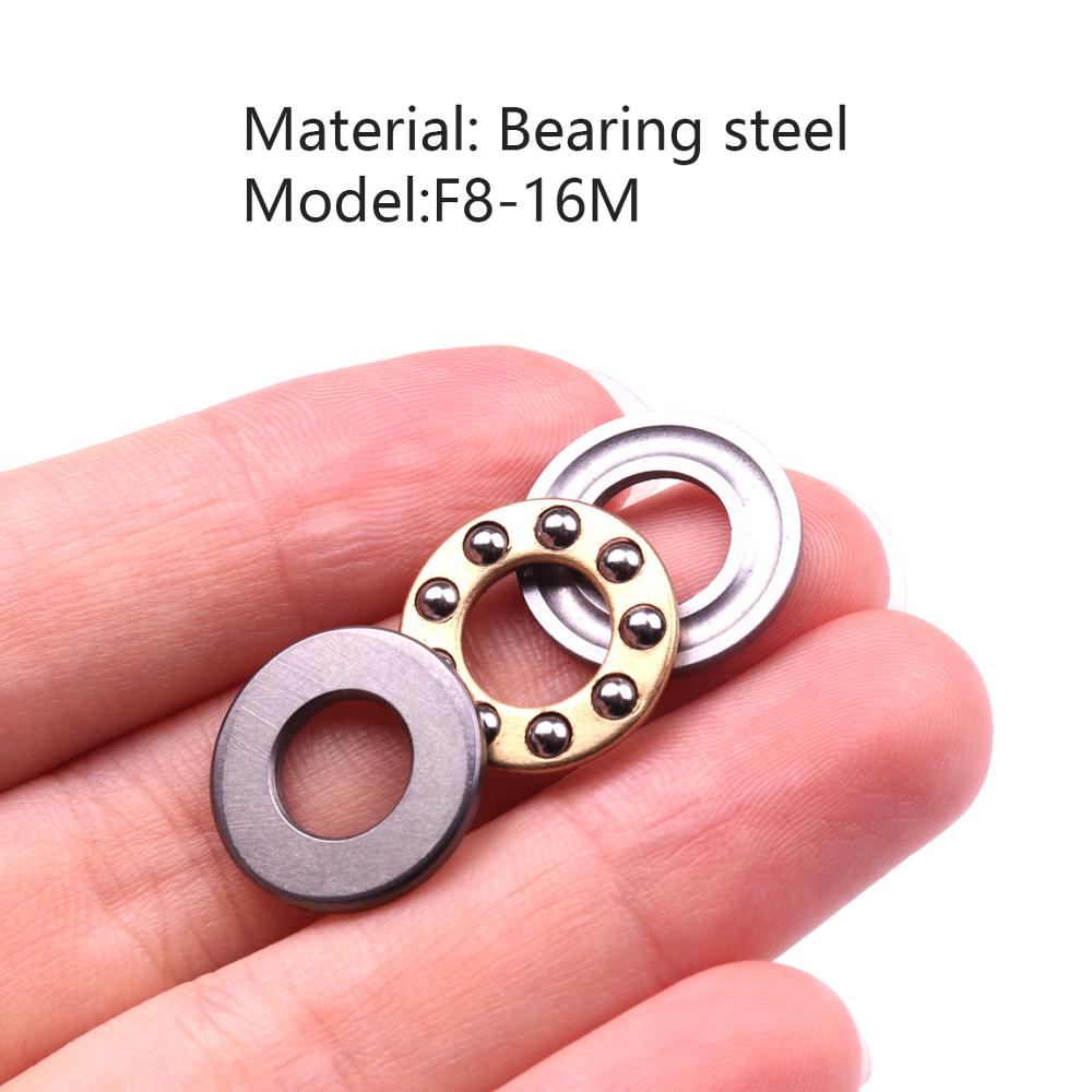 4 st högprecision miniatyr axialkullager  f8/f9/f10 metall axiella kullager set 8mm/9mm/10mm för hårdvara tillbehör