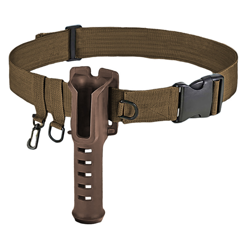 Vissen Waden Riem Hengel Houder Verstelbare Waadvogel Vissen Taille Riem Voor Spinning Casting Vliegvissen Vistuig Accessoires: Geel