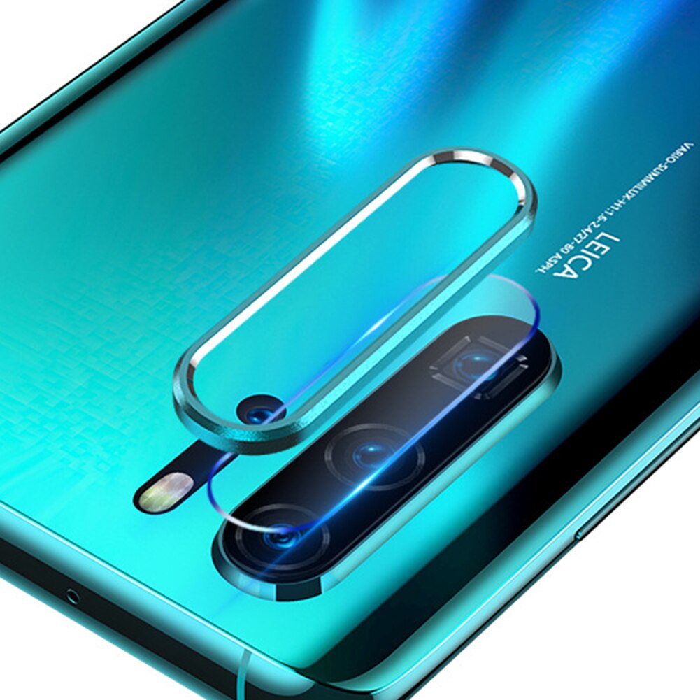 Gehärtetem Glas Telefon Kamera Objektiv Schutz Film Ring für Huawei P30/P30 Profi