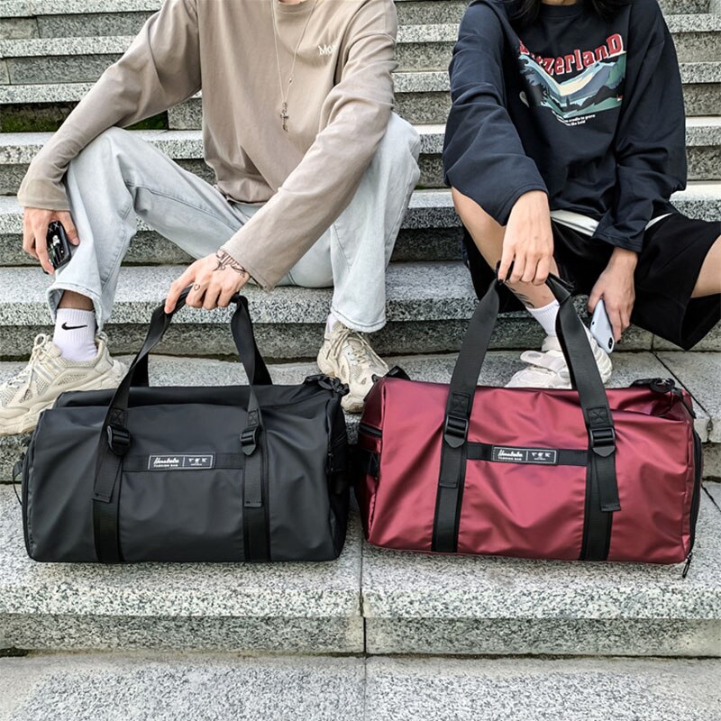 Multifunctional Travel Bag Shoes Training Fitness Gym Bags Large Outdoor Duffle Bag Oxford Sports Luggage Bag With Zipper