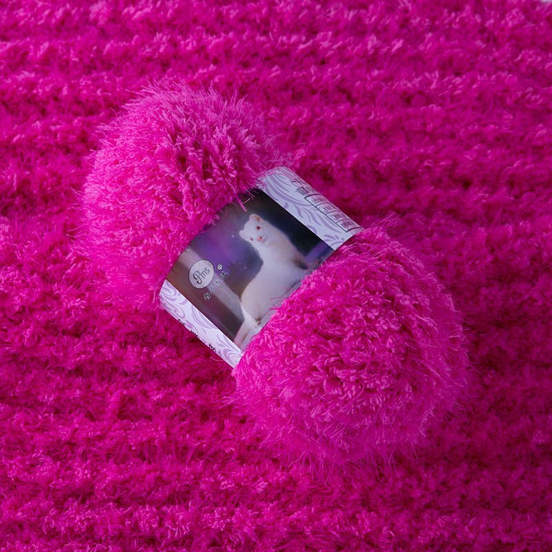 400g/ parti imiteret pels minkgarn langt hår mohair plysgarn til håndstrik uld hækling ekstra blød gør-det-selv kashmir tørklædetråd baby: 14