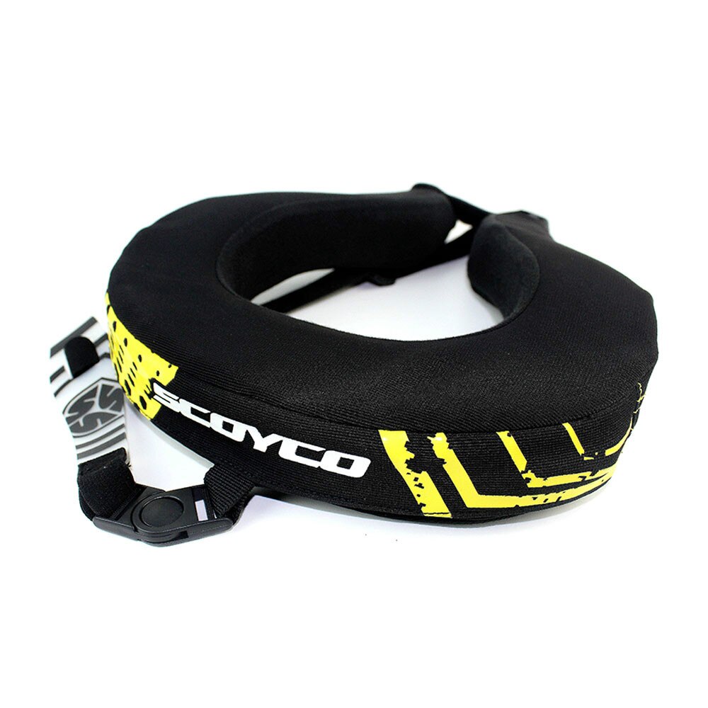 Motorfiets Hals Protector Downhill ATV Mtb Lange-Afstand Racing Beschermende Brace Motocross Neck Guard Black: Default Title