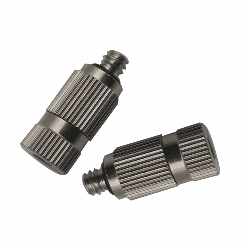 50pz di Alta Pressione 3/16 "Filettatura Maschio di Nebulizzazione Ugelli in Acciaio Inox anti Gocciolamento Nebulizzatori Appannamento Raffreddamento Umidificazione spruzzatore