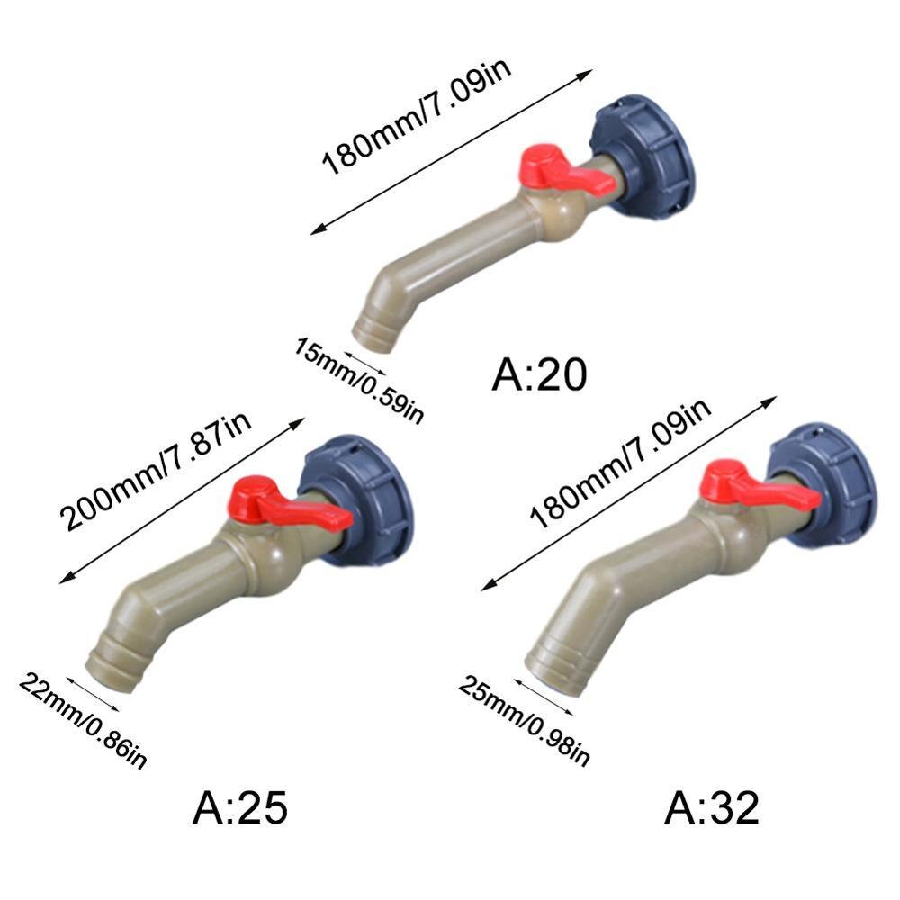 45-Graden Ibc Tank Adapter Plastic S60x6 Tuinslang Kraan Connector Water Tank Vervanging Connector Voor De Gebruikelijke Tank valve