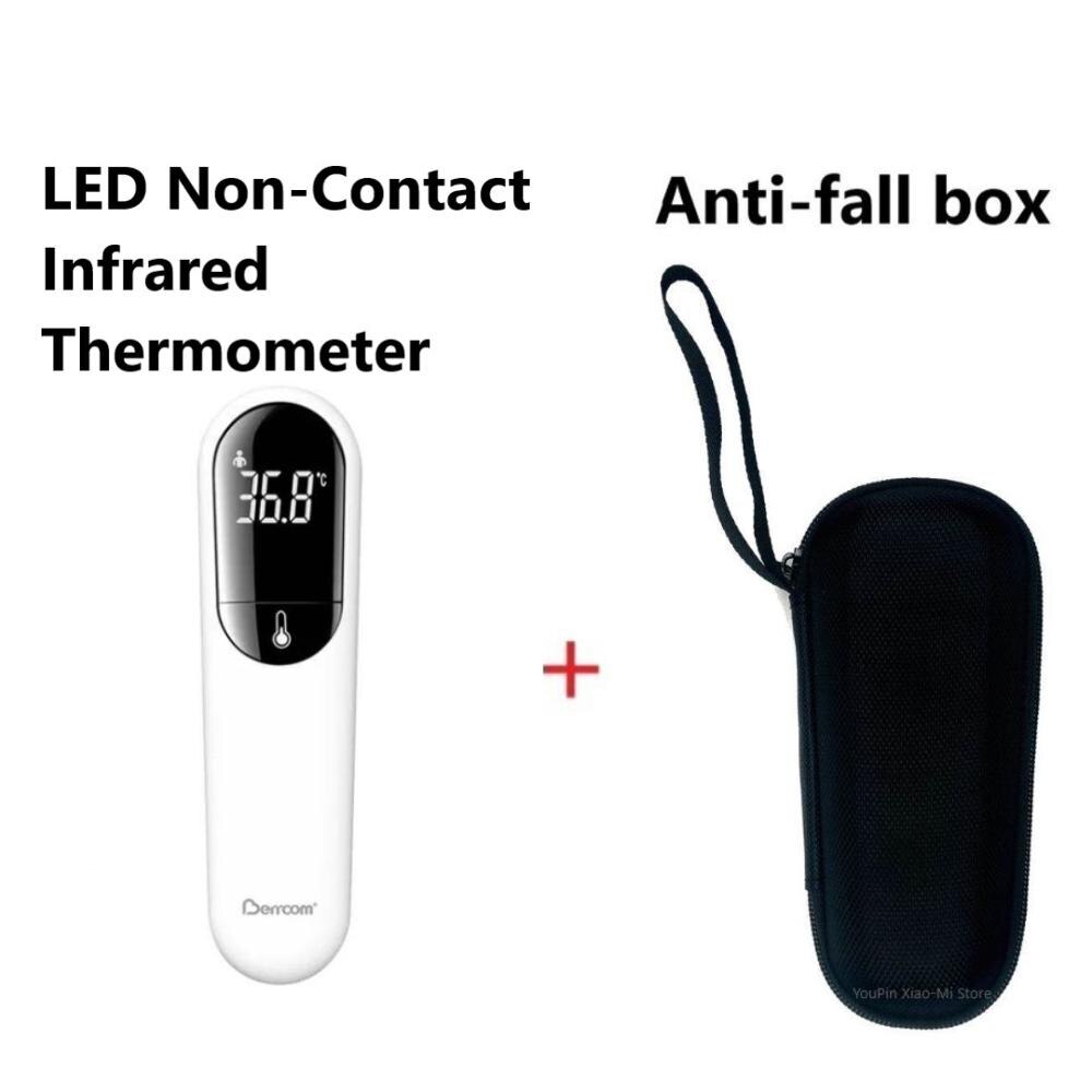 Xiaomi lämpömittari led kosketukseton infrapunalämpömittari digitaalinen c lämpötilan mittaus tehokas monikäyttöinen: Lämpömittarin lisälaatikko