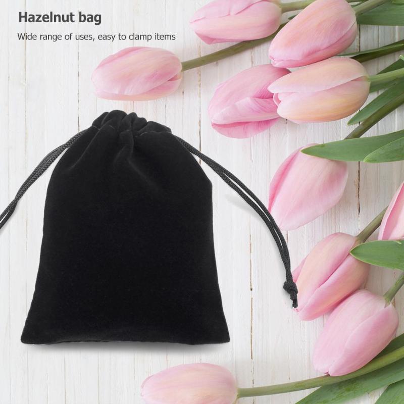 6pcs Velvet Toys Organizer Bag Multifunctional Cube Packing Drawstring Pouch Boardgame Party Christmas Toys Storage Bag