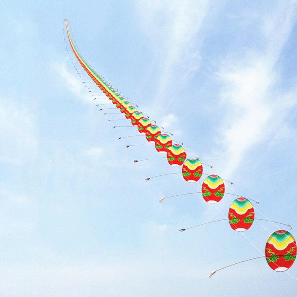 Chinese Traditional Crafts Dragon Head Centipede Children Kite Seven Meters Long Outdoor Parent-child Toys