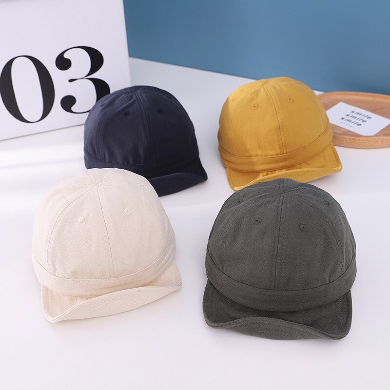 Zomer Baby Baseball Cap Effen Kleur Katoen Baby Boy Hoed Outdoor Verstelbare Kids Zonnehoed Peuter Accessoires