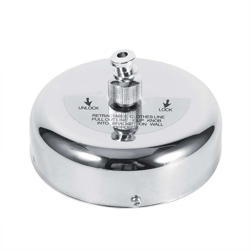 Stainless Steel Retractable Clothes Line Dryer Portable Indoor Outdoor Laundry Wall Hanger Round Clothes Line Clothesline