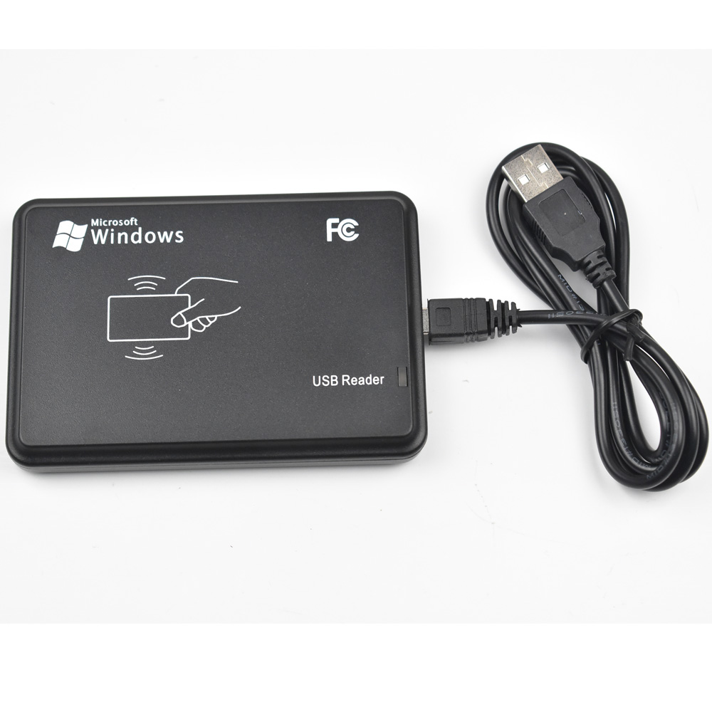 13.56 Mhz Zwart Usb Proximity Sensor Smart Rfid Nfc Kaartlezer Geen Behoefte Driver
