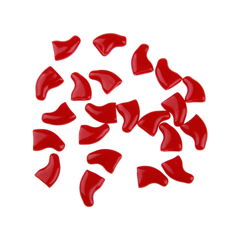 20Pcs Soft Cat Nail Caps Pet Paw Claws Voor Kat Nail Grooming Protector Cover Met Lijm Lijm Cat Grooming levert: 03