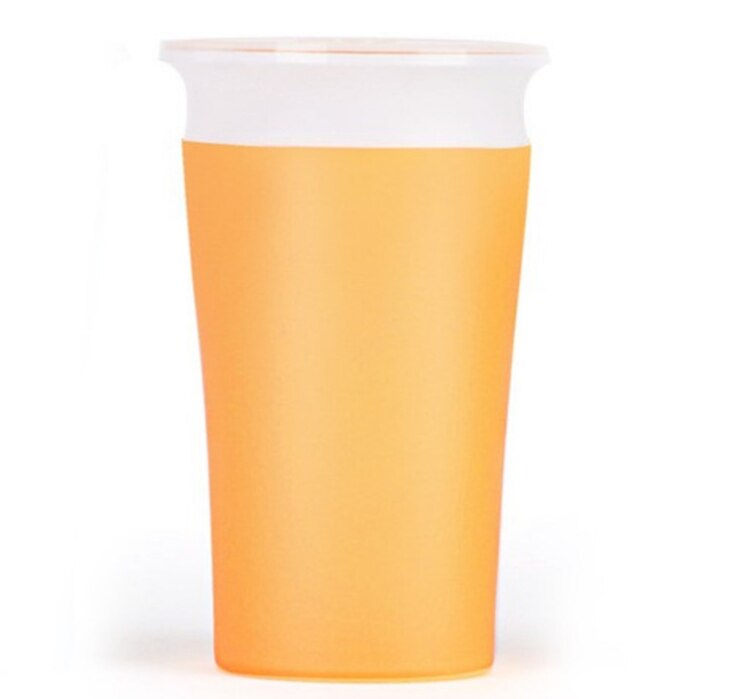 1pc magiske kopper baby læringe drikkekopp 360 grader kan roteres lekkasjesikker barnevannkopp flaske 220/240ml: B1