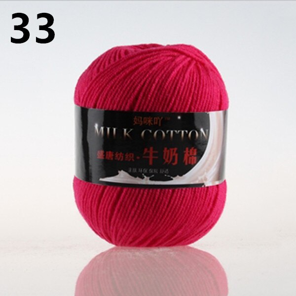 Craft art Dubbele breien Haak DK Garen Wol Melk fiber katoen 50g Bal: 33