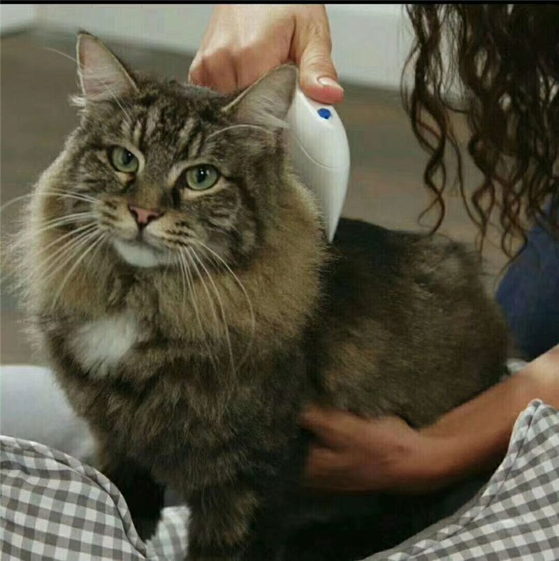 Cepillo eléctrico Terminator para perros y gatos, limpiador de piojos Anti-Eliminación, limpiador eléctrico de Piojos para mascotas, peine electrónico para piojos, cepillo para perros y Mascotas