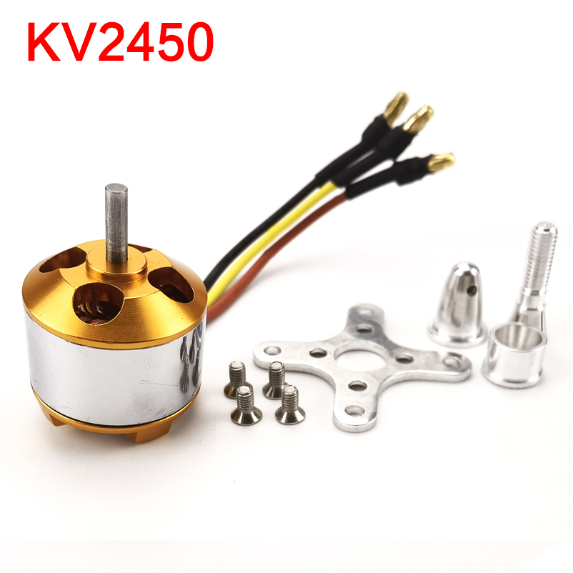 A2212 Brushless Motor 930KV 1000KV 1400KV 2200KV 2450KV For RC Aircraft Plane Multi-copter Brushless Outrunner Motor: KV2450