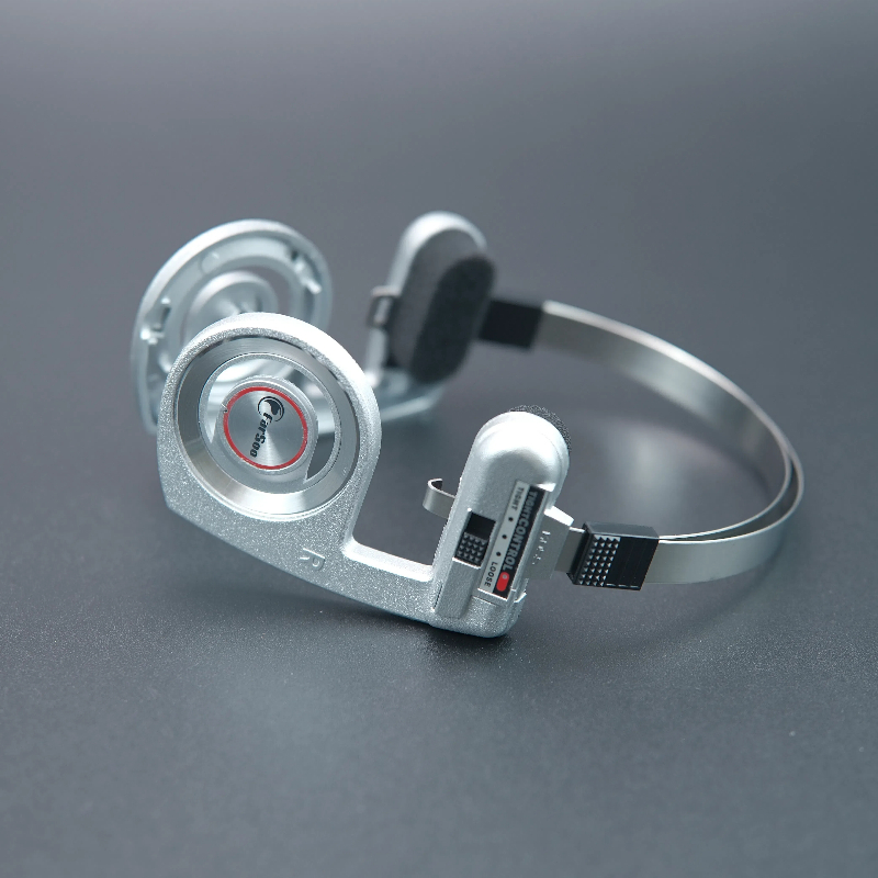 Farsoo portable pro reparationstillbehör för koosso headband kompatibel med ksc 75 ksc 35 pp hörlurar högtalarelement: Silver-