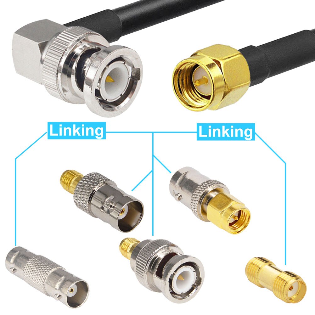 Sma Male Naar Bnc Male Ra Laag Verlies Kabel 20Inc Vicedeal sma-male-naar-bnc-male-ra-laag-verlies-kabel-20inc-vicedeal