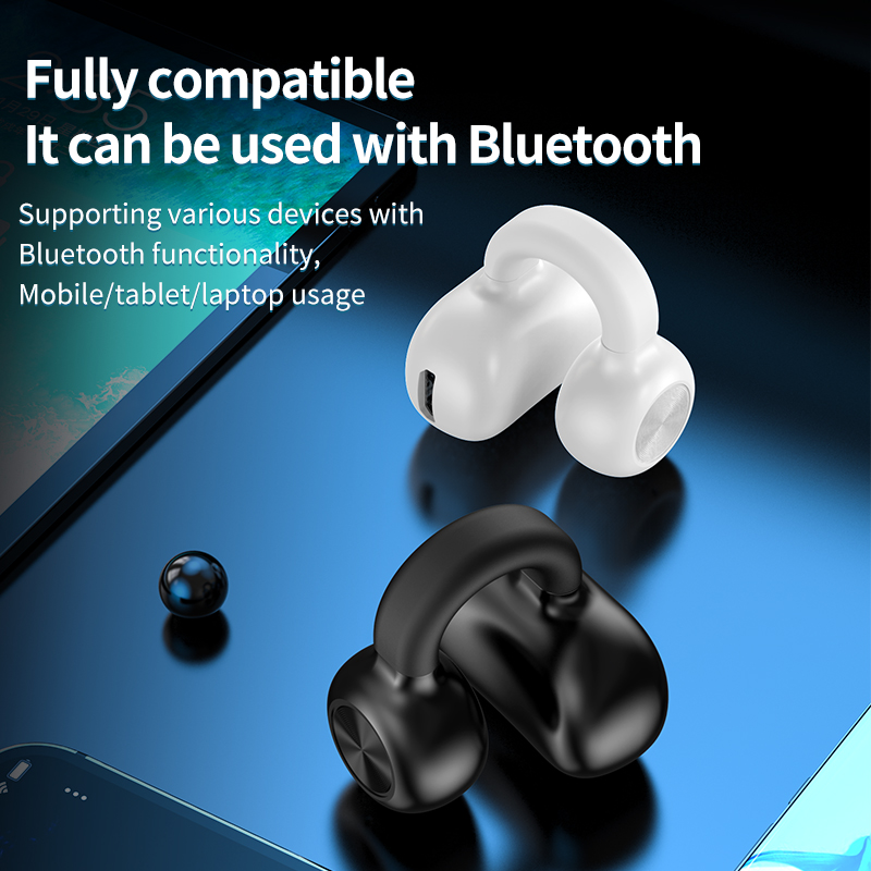 Z28 klips do ucha bezprzewodowe słuchawki Bluetooth bez douszne pojedyncze ucho sportowy zestaw słuchawkowy długi czas czuwania wysoka jakość dźwięku słuchawki muzyczne