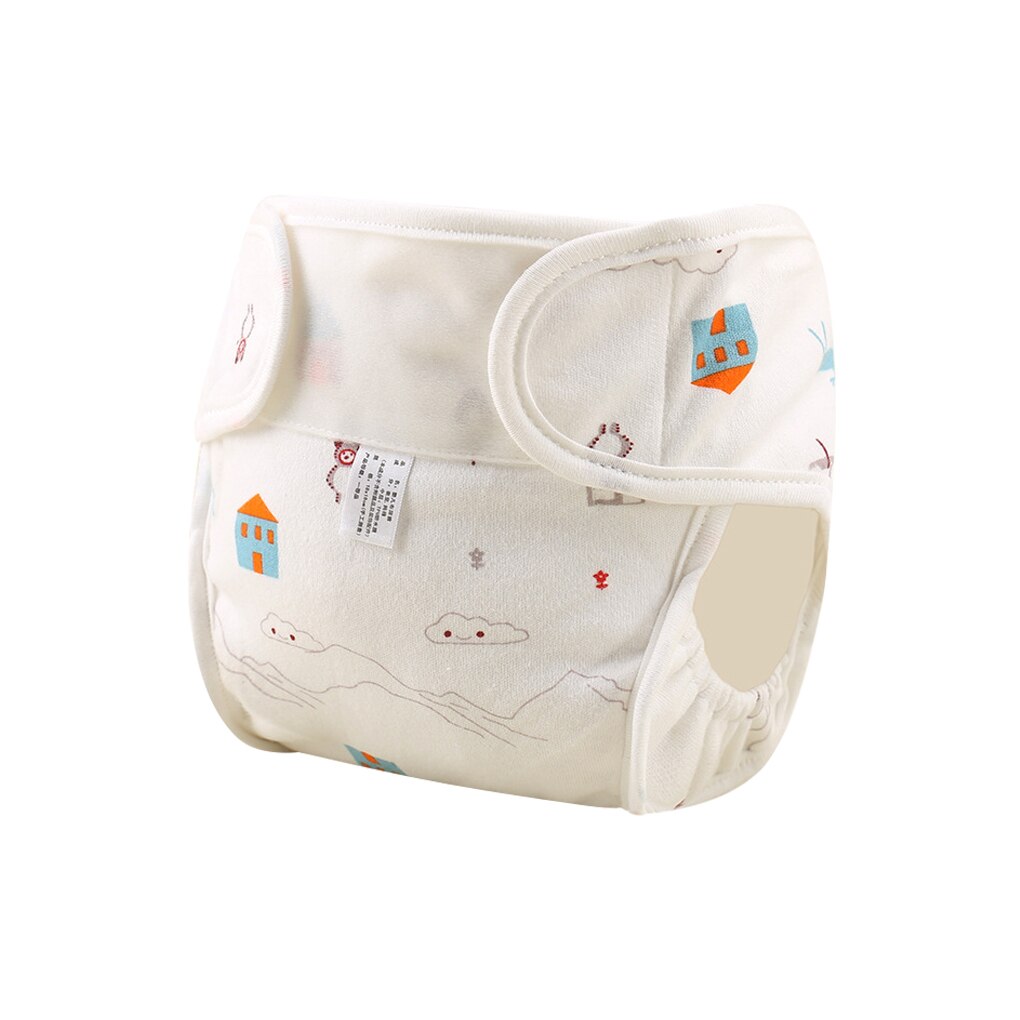 Baby Nappies Diaper Reusable Washable Cloth Diapers Cotton Nappy Cover Waterproof Newborn Baby Traning Panties Diapers Pocket: NO.4 / L