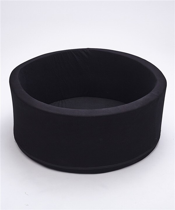 Boule de billard pour bébés, boule ronde douce pour enfants, jouet pour crèches, en éponge, pour chambre d'enfants: Black