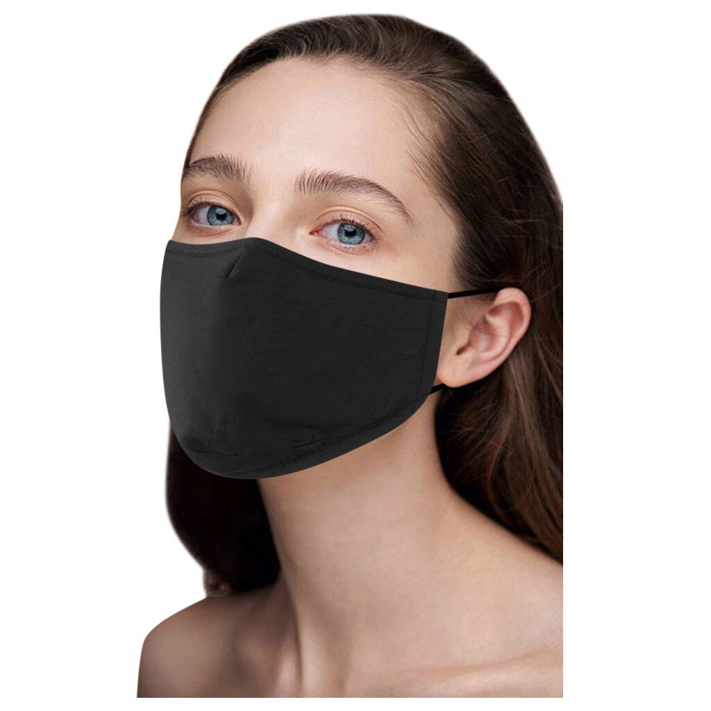 Mode Stofkap Effen Kleur Maskers Wasbaar Sneldrogend Katoen Maskers Voor Volwassenen Comfortabel En Zacht Maskers Суперобложка 1 stuks: B