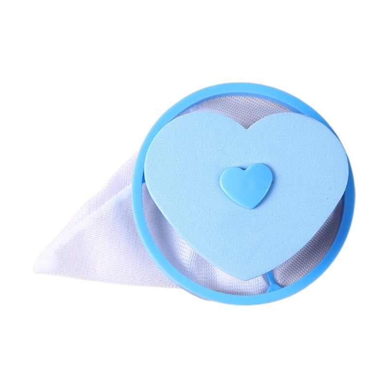 77JF Haushalts Waschmaschine Haar Fussel Fänger Fussel gefallen Fussel Filter Tasche Blau Rosa