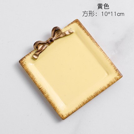 Nis retro hars opberglade snoepkleurige sieraden strik ketting dessert opbergbord thuiskantoor desktop decoratie mini lade: 8