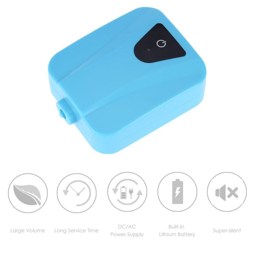 Solar Powered/DC Charging Water Mini Aquarium Air Pump Plant Fish Tank Oxygen Air Compressor Aerator Air Flow Maker 2L/min