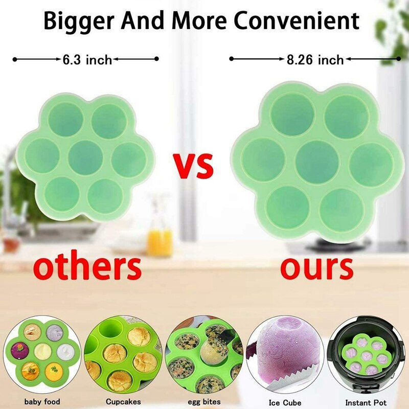 Pressure Cooker Accessories Set for 6Qt Includes Vegetable Steamer Basket, Springform Pan, Egg Steamer Rack