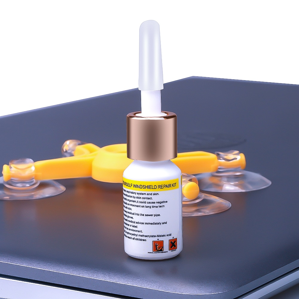 Auto Windshield repair kits DIY Car Window renovation tools Car Window Glasses Dent Crack Restore Set UV Resin (Not for Phone)