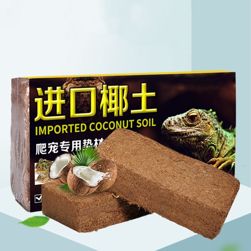 95AA Coco Coir Bricks for Plants Compressed Coconut Fiber Substrate Soil for Vegetable Flower Berry Planting Reptile Bedding