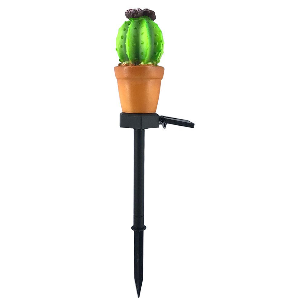 Led Zonne-energie Lamp IP65 Waterdichte Cactus Licht Sensor Controle Spike Licht Voor Outdoor Tuinpad Straat Binnenplaats Verlichting: A